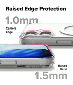 Estuche para iPhone 17 - Ringke Fusion Magnetic - Matte Clear
