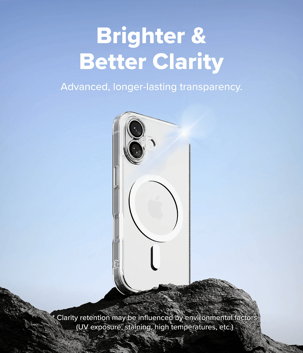 Estuche para iPhone 17 - Ringke Fusion Magnetic - Matte Clear