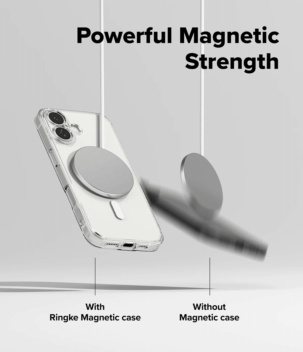 Estuche para iPhone 17 - Ringke Fusion Magnetic - Matte Clear