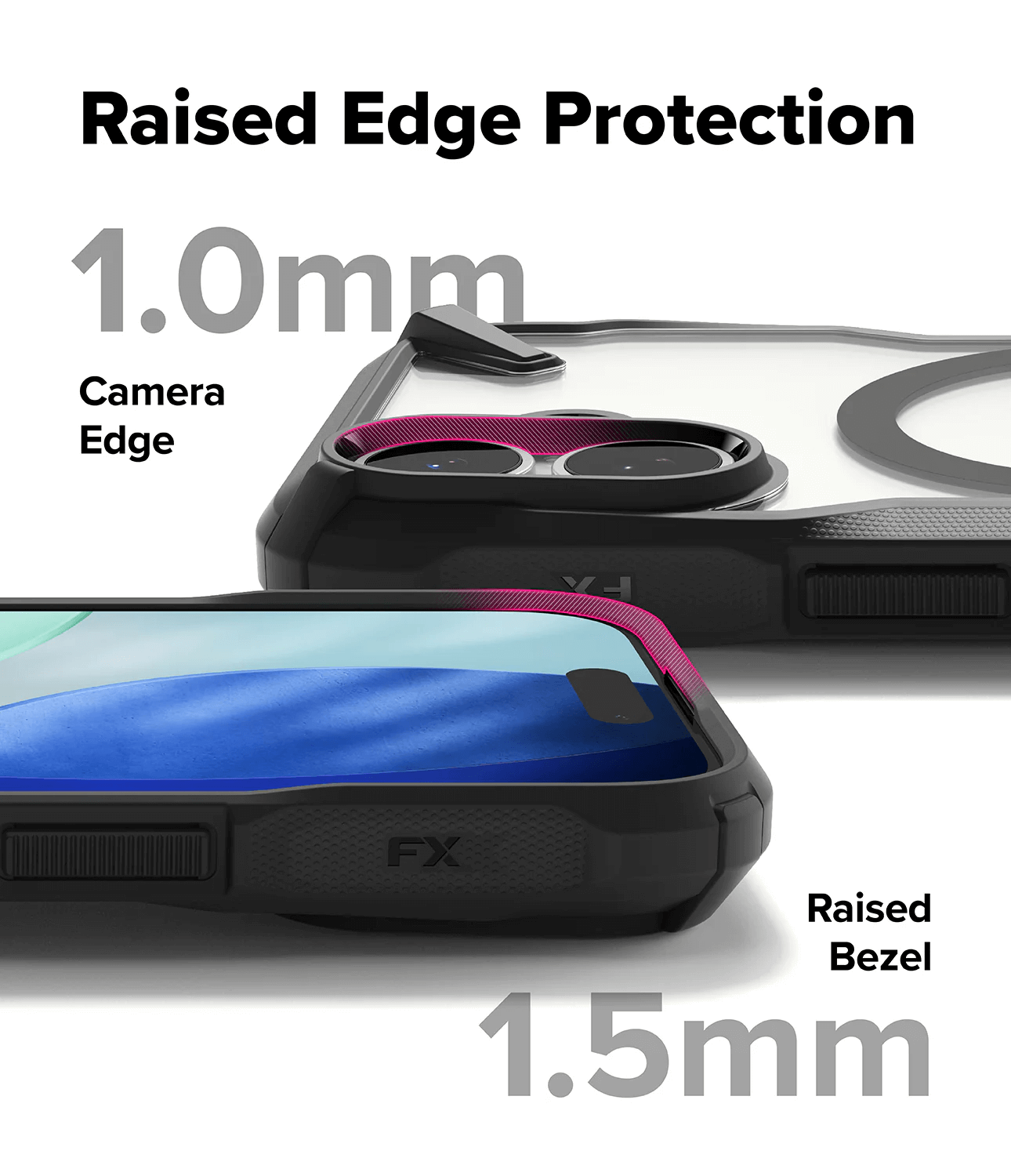 Estuche para iPhone 17 - Ringke Fusion-X Magnetic - Black