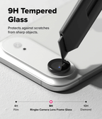 Protector de Cámara para iPhone 17 Air - Ringke Camera Lens Frame Glass (Pack de 2)