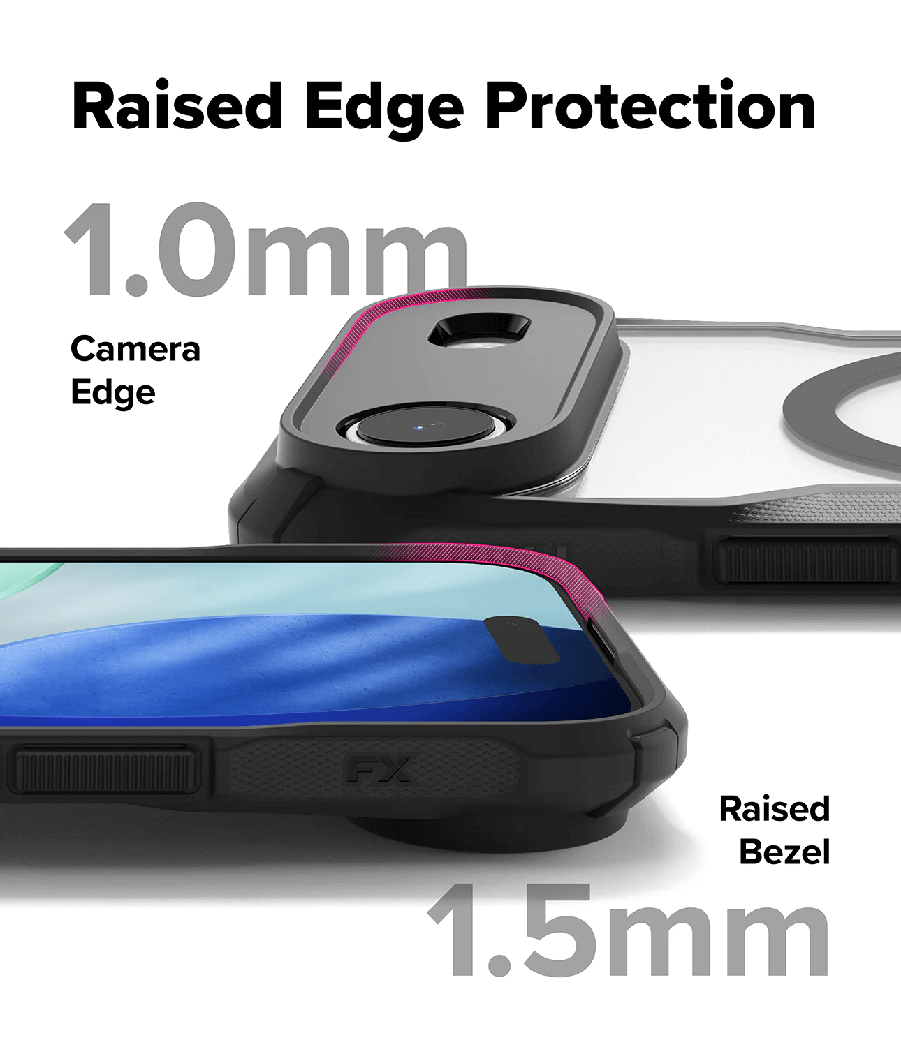 Estuche para iPhone 17 Air - Ringke Fusion-X Magnetic - Black