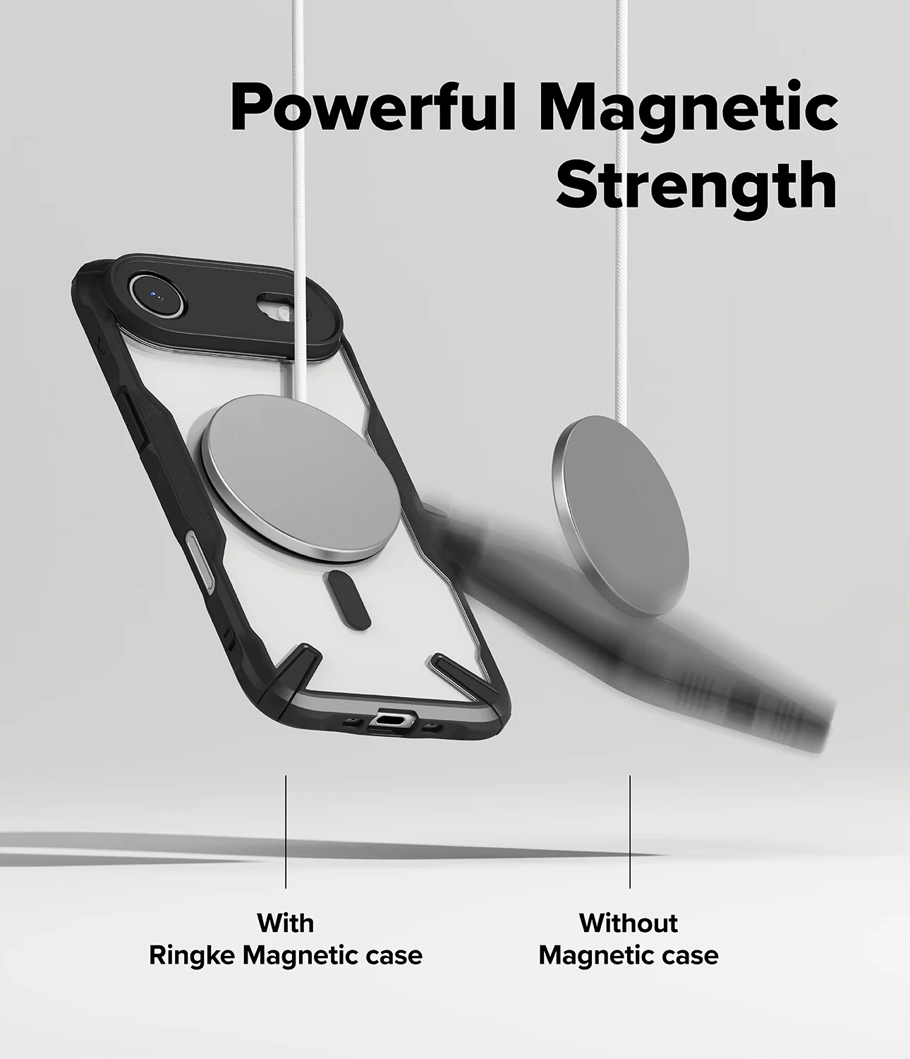 Estuche para iPhone 17 Air - Ringke Fusion-X Magnetic - Black