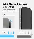 Vidrio Templado para iPhone 17 Pro - Ringke Easy Slide Tempered Glass (Pack de 2)