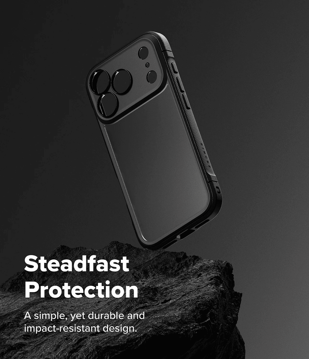 Estuche para iPhone 17 Pro - Ringke Fusion Bold - Matte Smoke