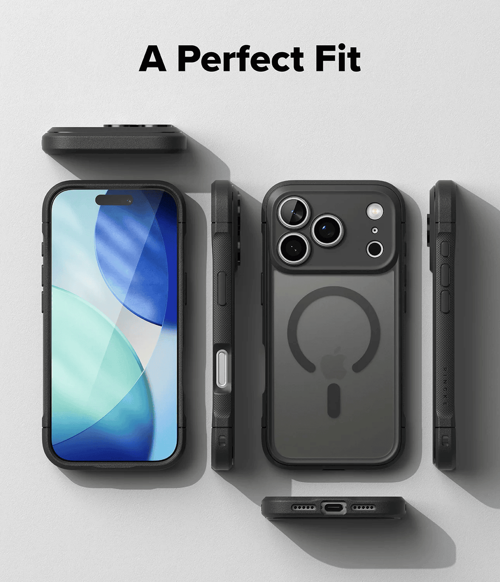 Estuche para iPhone 17 Pro - Ringke Fusion Bold Magnetic - Matte Smoke