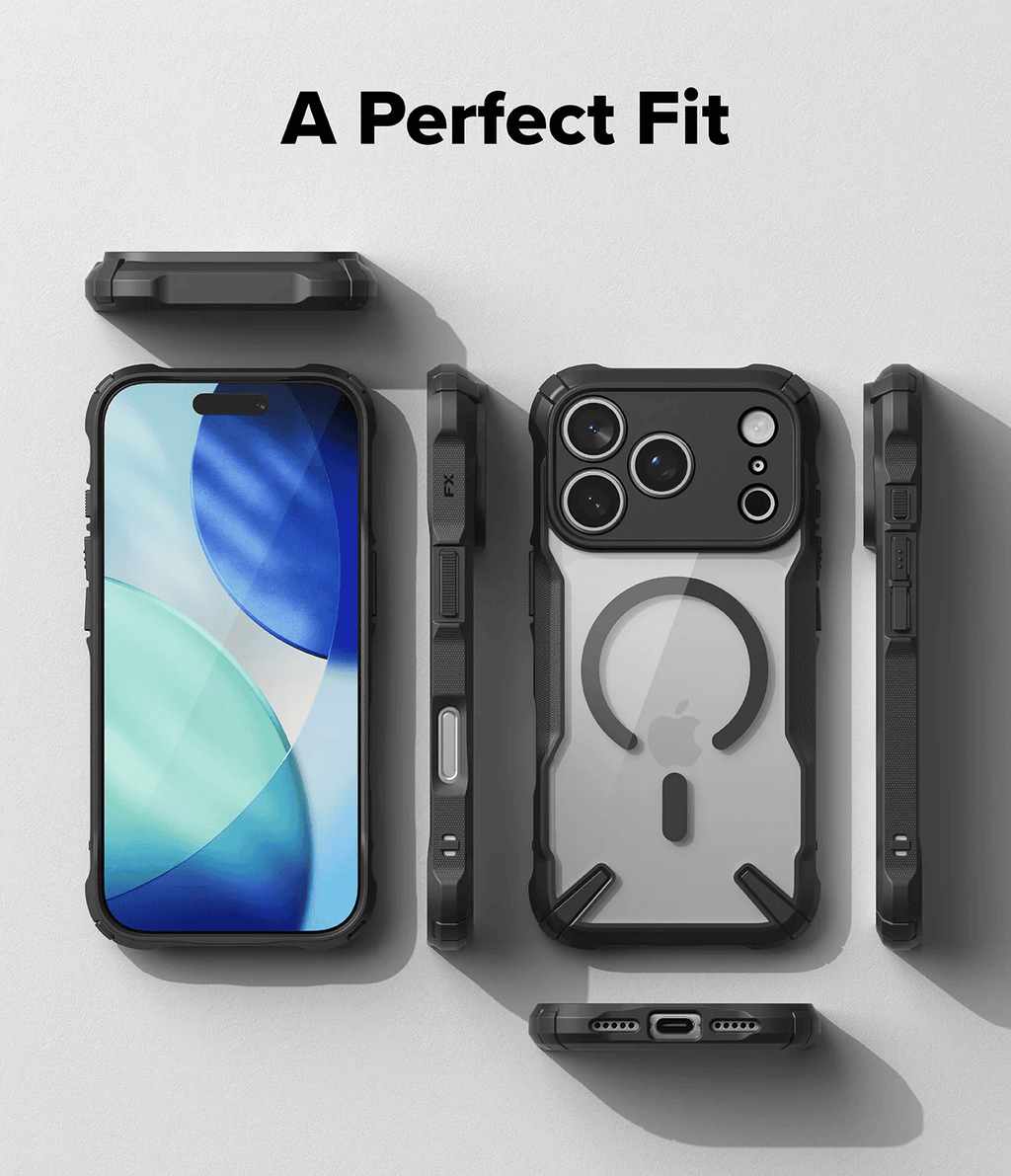Estuche para iPhone 17 Pro - Ringke Fusion-X Magnetic - Black
