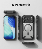 Estuche para iPhone 17 Pro - Ringke Fusion-X Magnetic - Black