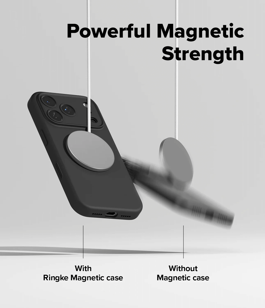 Estuche para iPhone 17 Pro - Ringke Silicone Magnetic