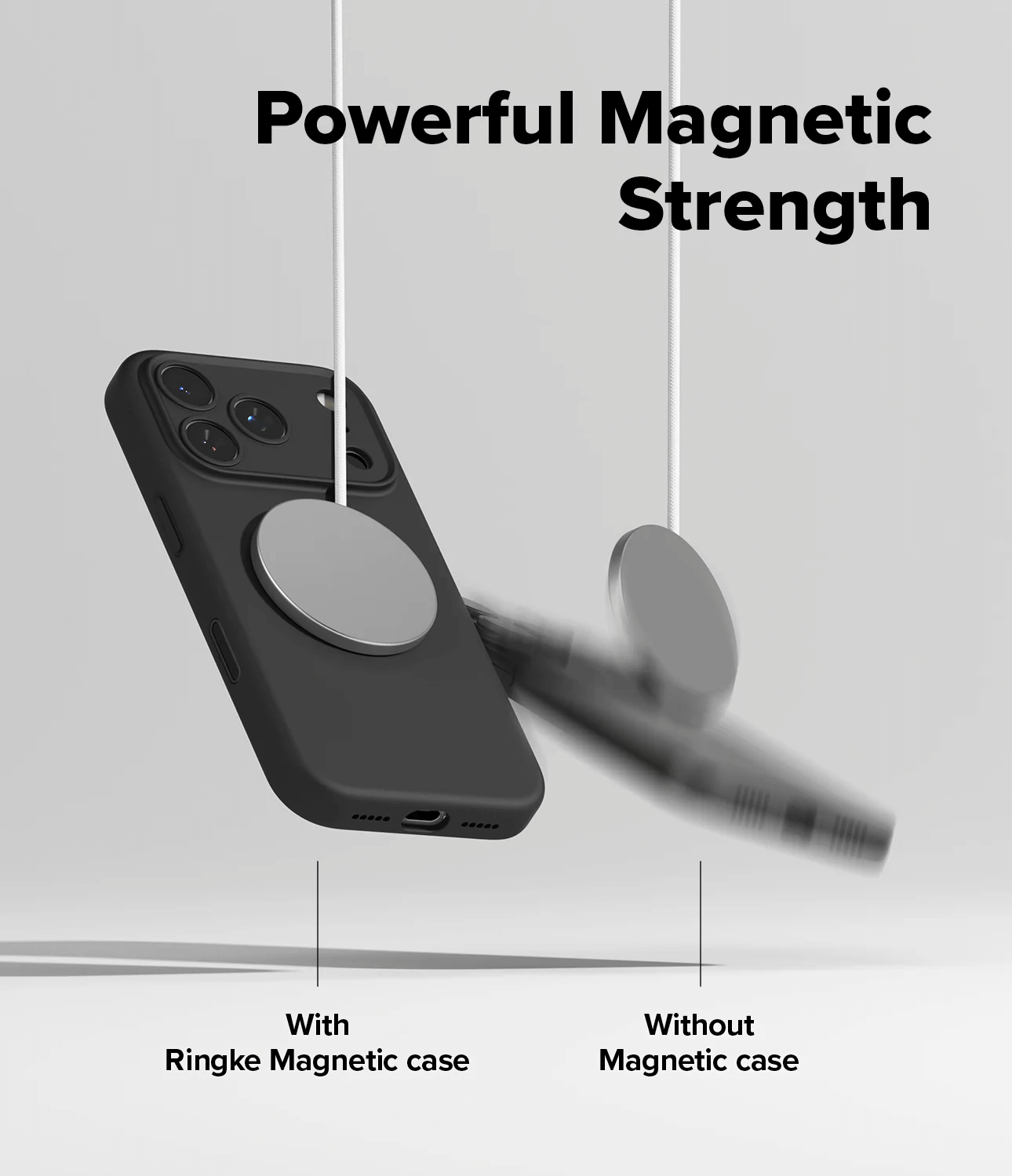 Estuche para iPhone 17 Pro - Ringke Silicone Magnetic