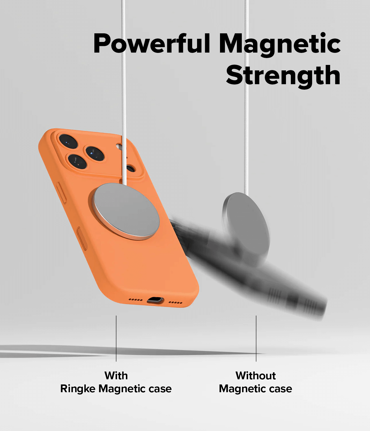Estuche para iPhone 17 Pro - Ringke Silicone Magnetic