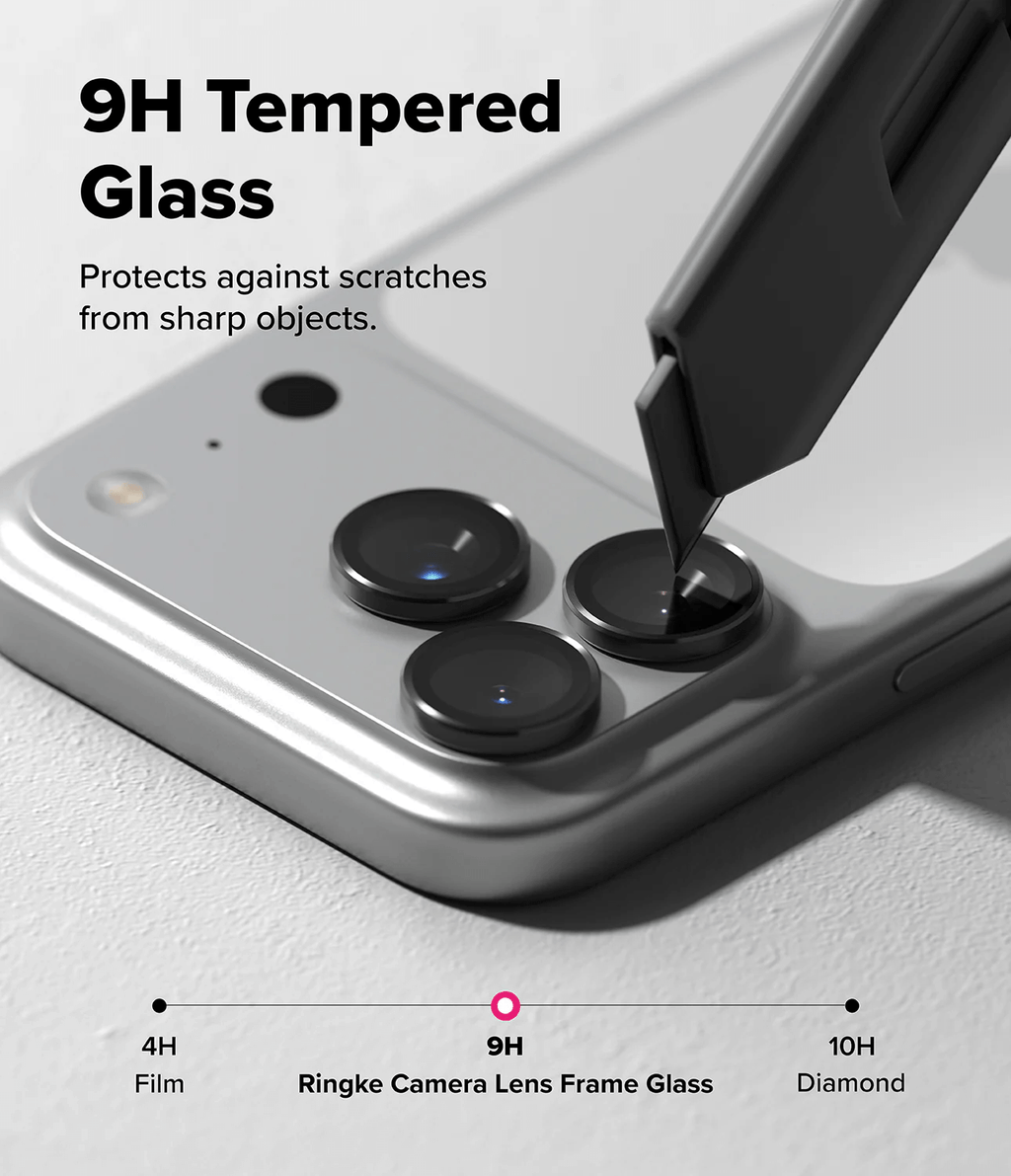 Protector de Cámara para iPhone 17 Pro / Pro Max - Ringke Camera Lens Frame Glass (Pack de 2)