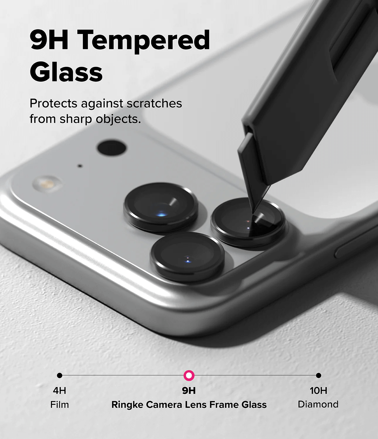 Protector de Cámara para iPhone 17 Pro / Pro Max - Ringke Camera Lens Frame Glass (Pack de 2)