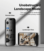 Vidrio Templado para iPhone 17 Pro Max - Ringke Easy Slide Privacy Glass (Pack de 2)