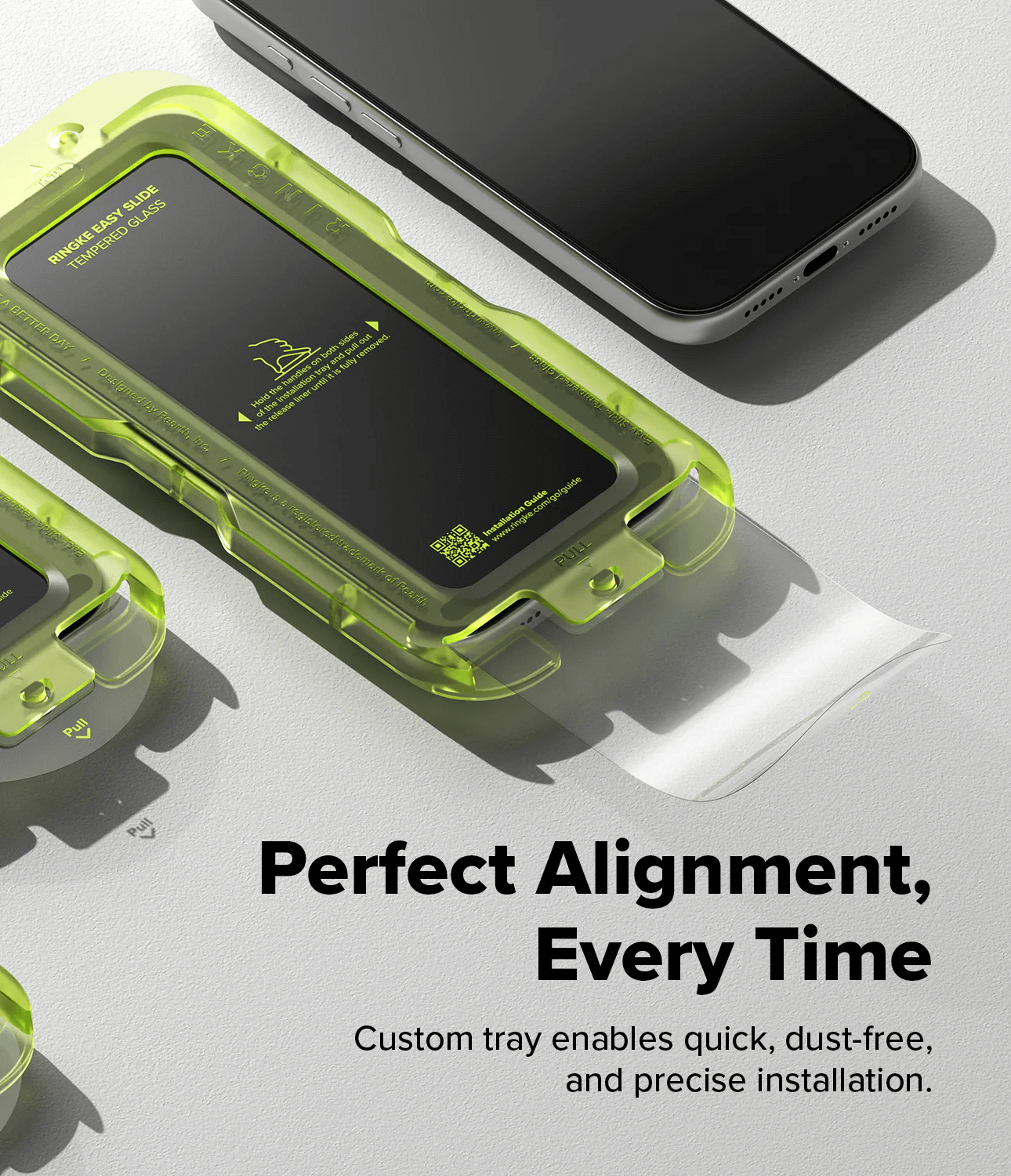 Vidrio Templado para iPhone 17 Pro Max - Ringke Easy Slide Tempered Glass (Pack de 2)