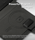 Estuche para iPhone 17 Pro Max - Ringke Folio Grip Wallet Magnetic - Black