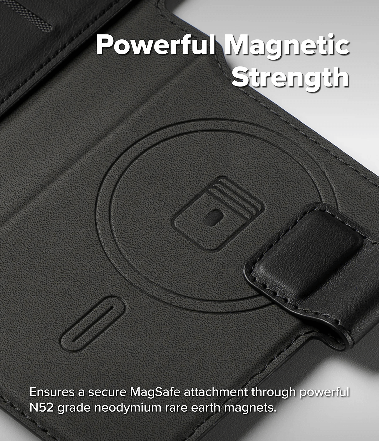 Estuche para iPhone 17 Pro Max - Ringke Folio Grip Wallet Magnetic - Black