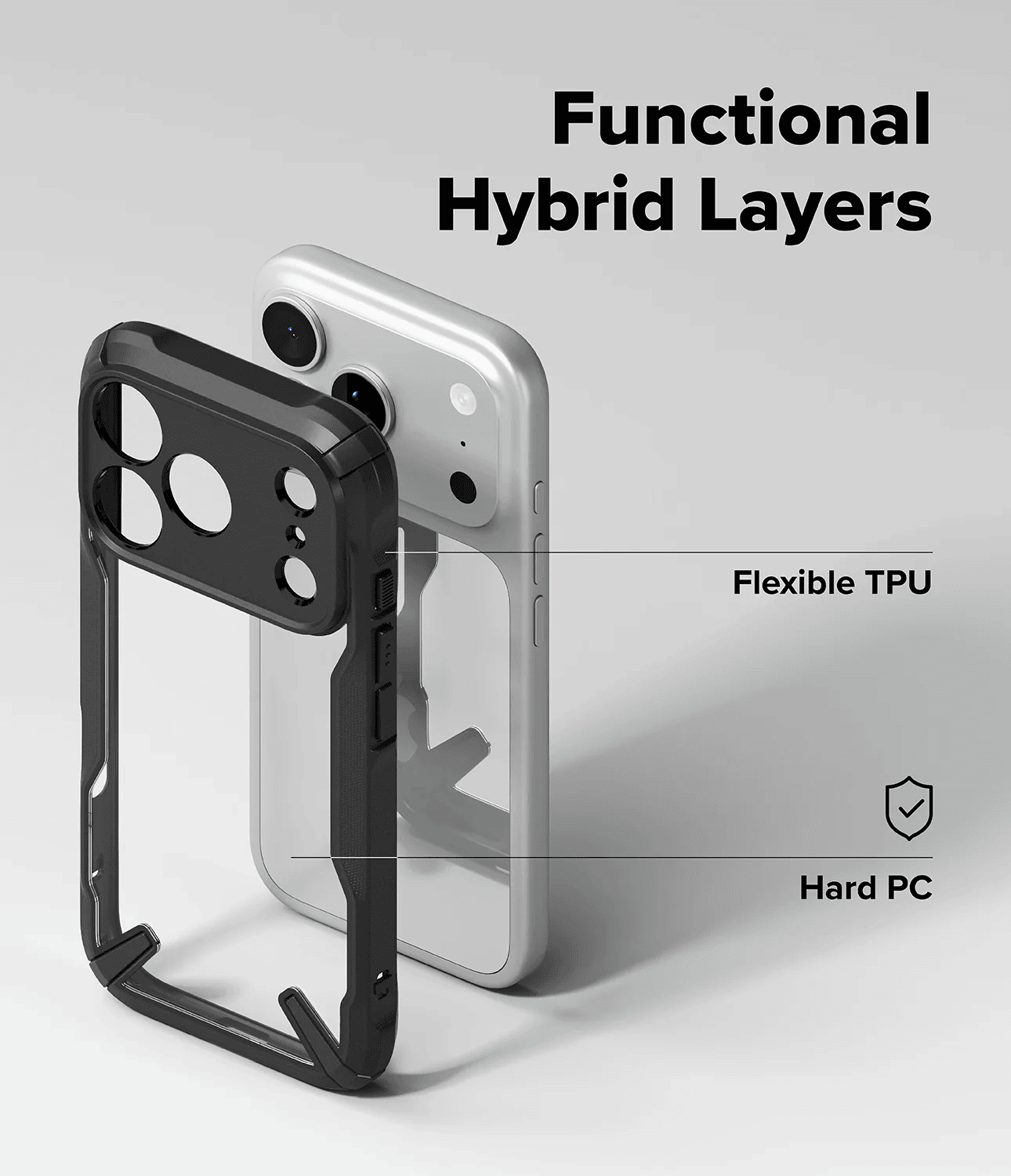 Estuche para iPhone 17 Pro Max - Ringke Fusion-X
