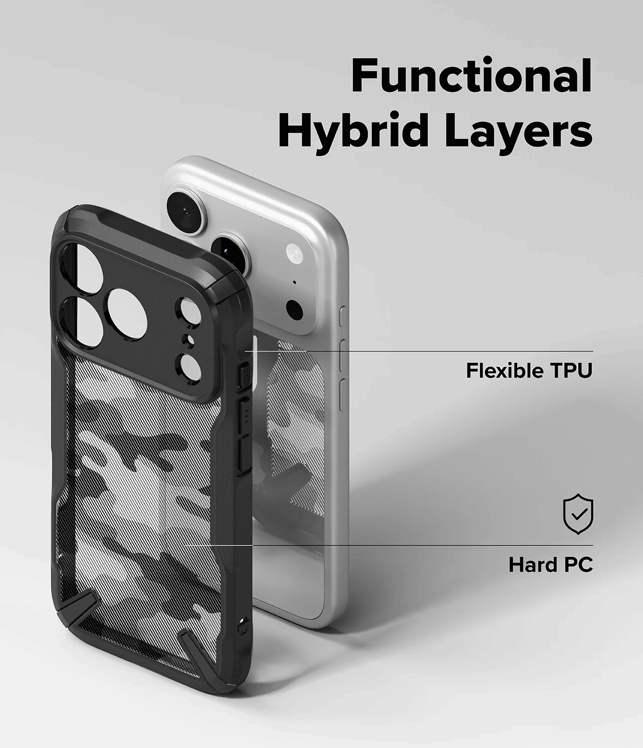 Estuche para iPhone 17 Pro Max - Ringke Fusion-X