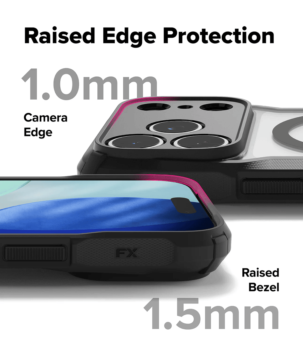 Estuche para iPhone 17 Pro Max - Ringke Fusion-X Magnetic - Black
