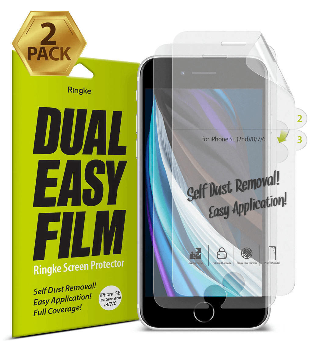 Protector de Pantalla para iPhone SE 2022 / SE 2020 / iPhone 8 - Ringke Dual Easy Full Cover