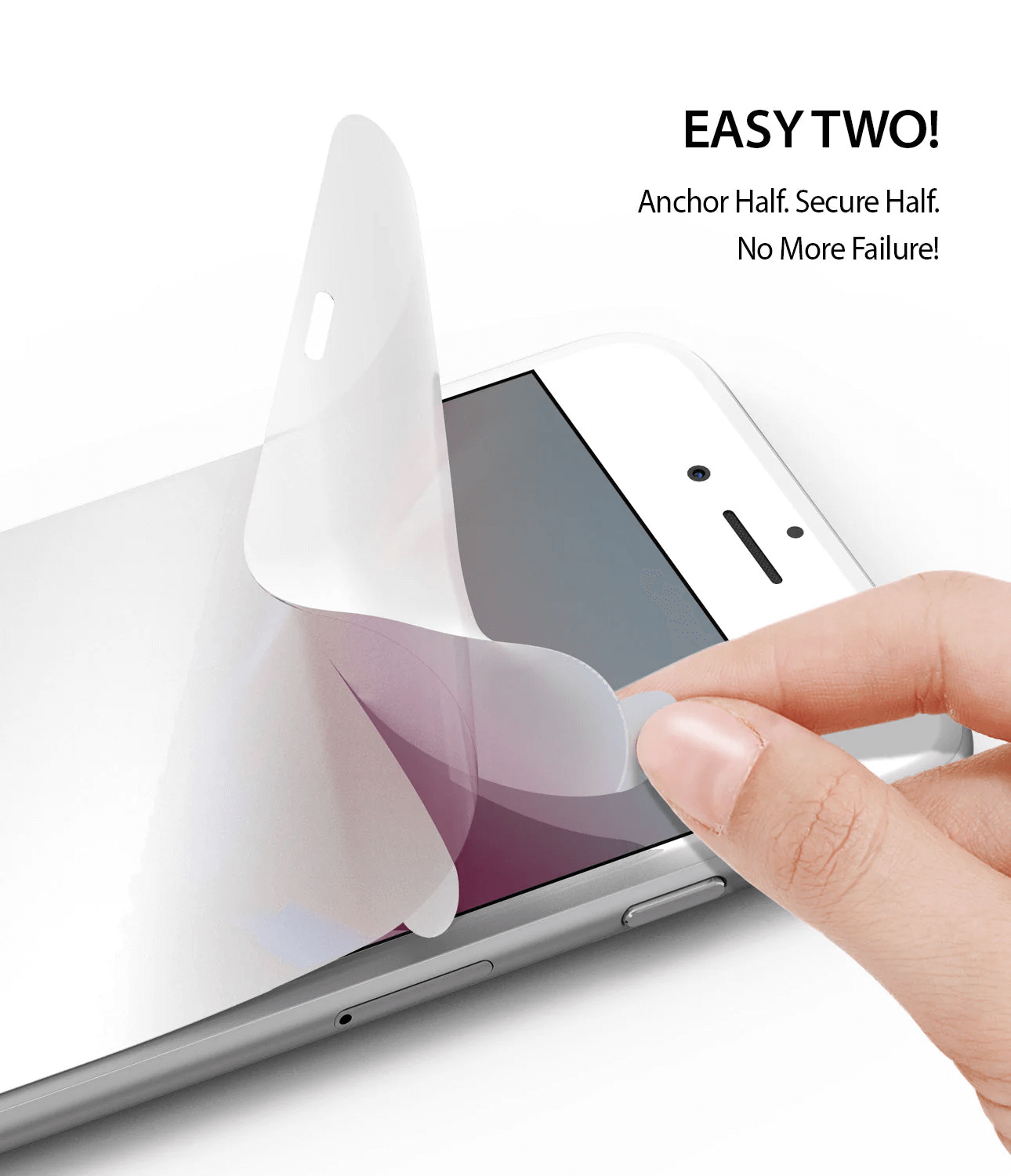 Protector de Pantalla para iPhone SE 2022 / SE 2020 / iPhone 8 - Ringke Dual Easy Full Cover