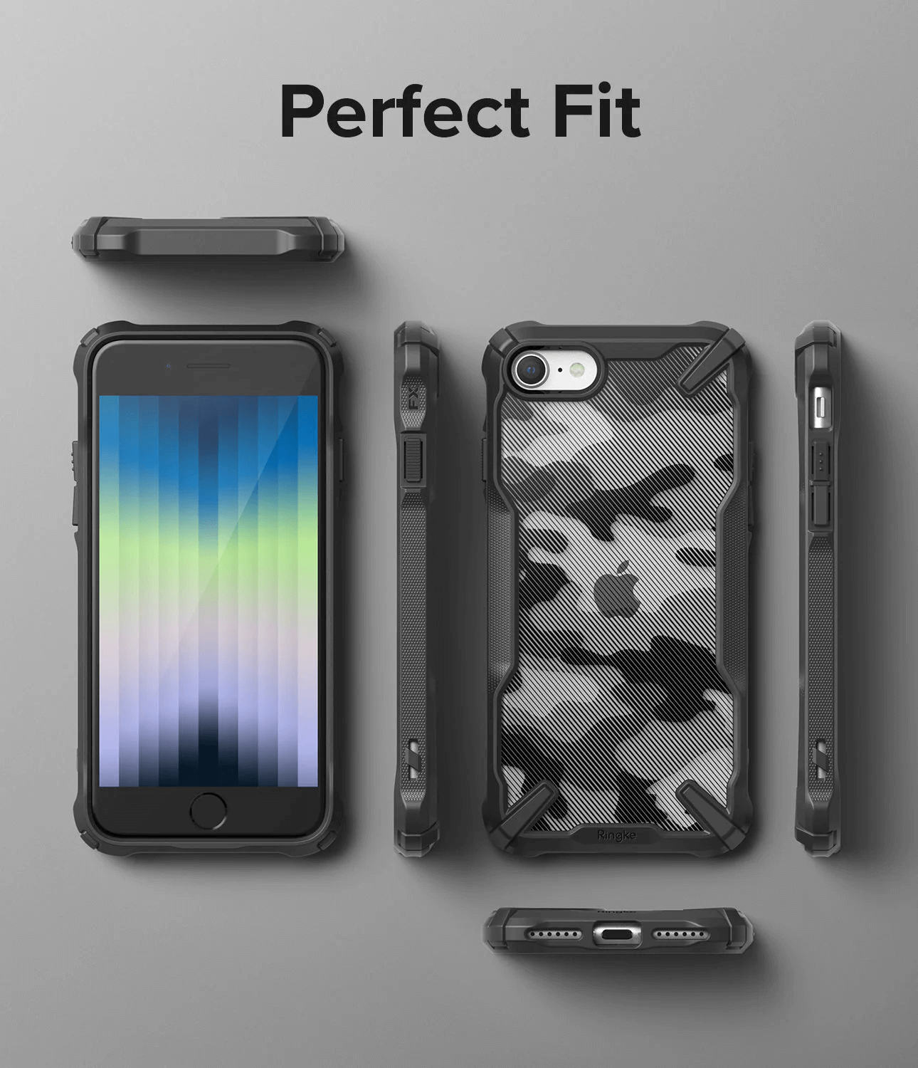 Estuche para iPhone SE 2022 / SE 2020 / iPhone 8 - Ringke Fusion-X