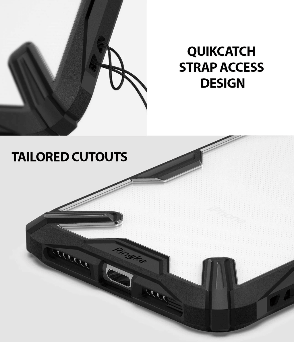 Estuche para iPhone XR - Ringke Fusion-X - Black