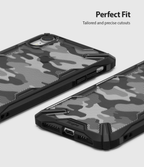 Estuche para iPhone XR - Ringke Fusion-X - Camo Black