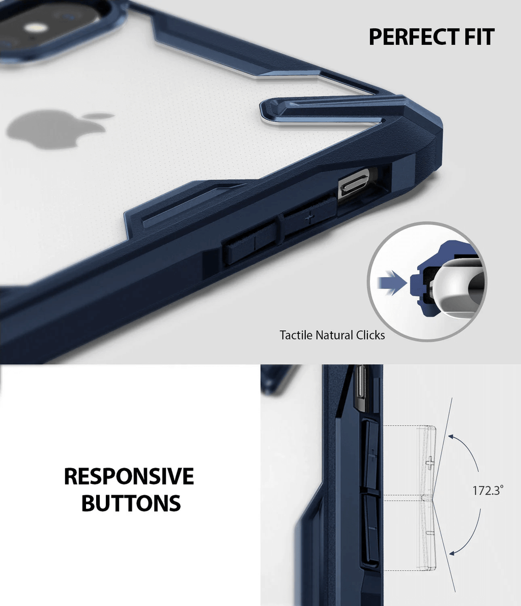 Estuche para iPhone XS Max - Fusion-X - Navy