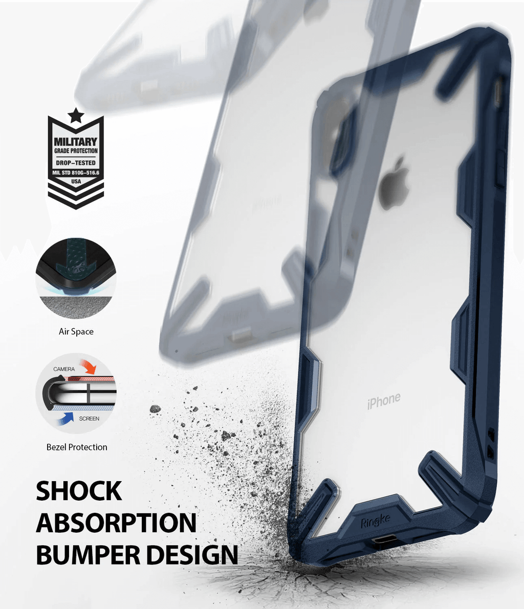 Estuche para iPhone XS Max - Fusion-X - Navy