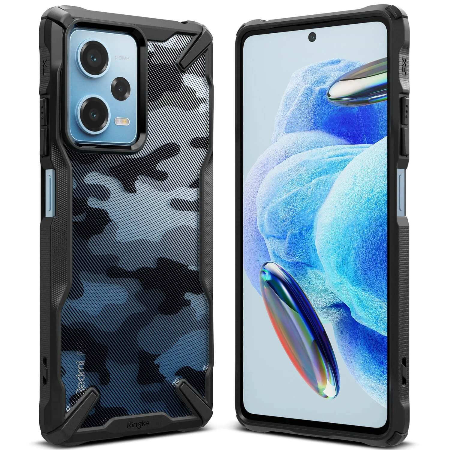 Estuche para Xiaomi Redmi Note 12 Pro – Ringke Fusion-X Camo Black