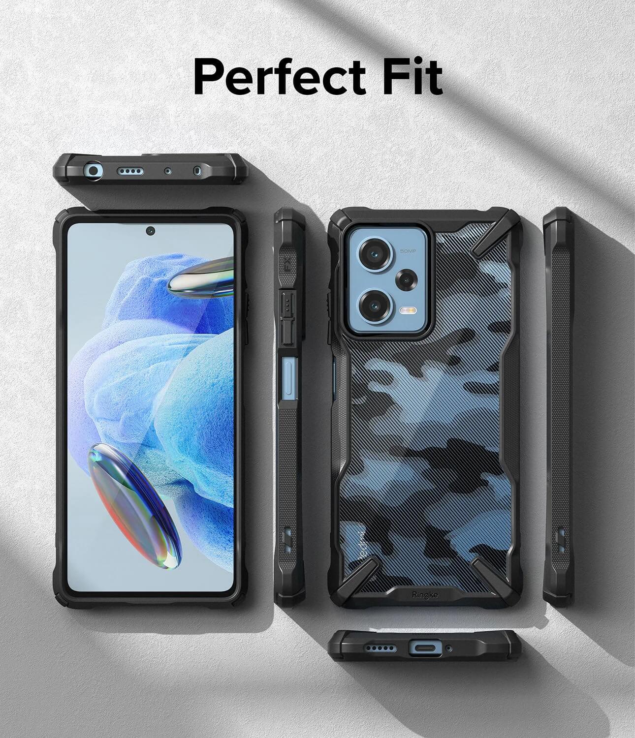 Estuche para Xiaomi Redmi Note 12 Pro – Ringke Fusion-X Camo Black
