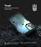 Estuche para OnePlus 9R - Ringke Fusion-X - Black
