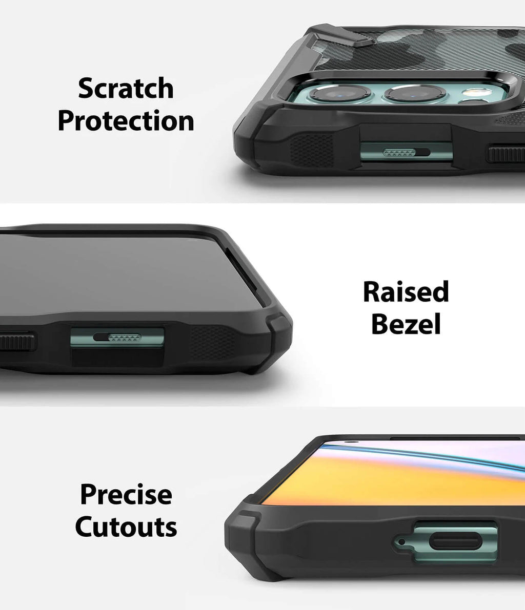Estuche para OnePlus Nord 2 – Ringke Fusion-X Camo Black