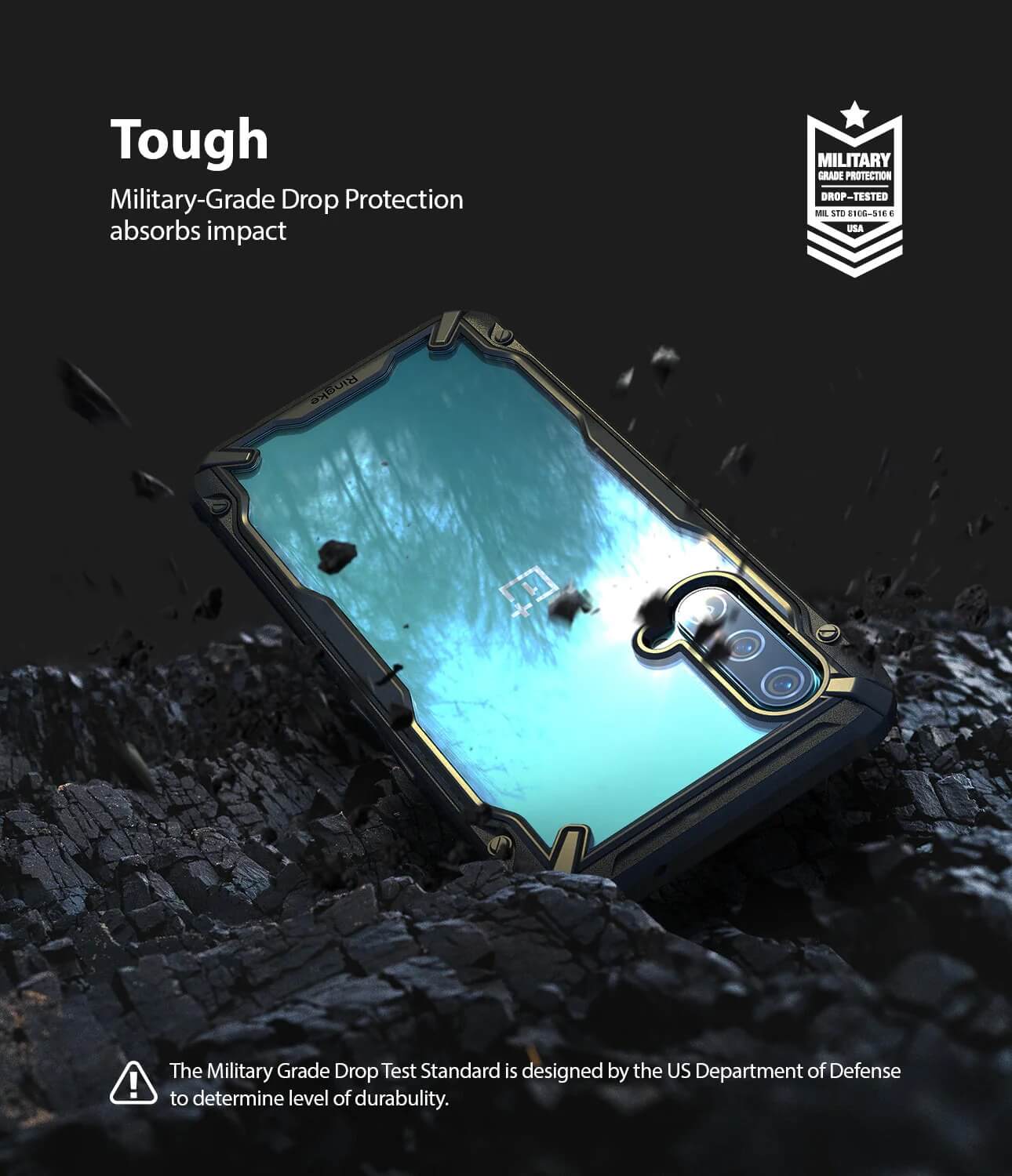Estuche para OnePlus Nord CE – Ringke Fusion-X