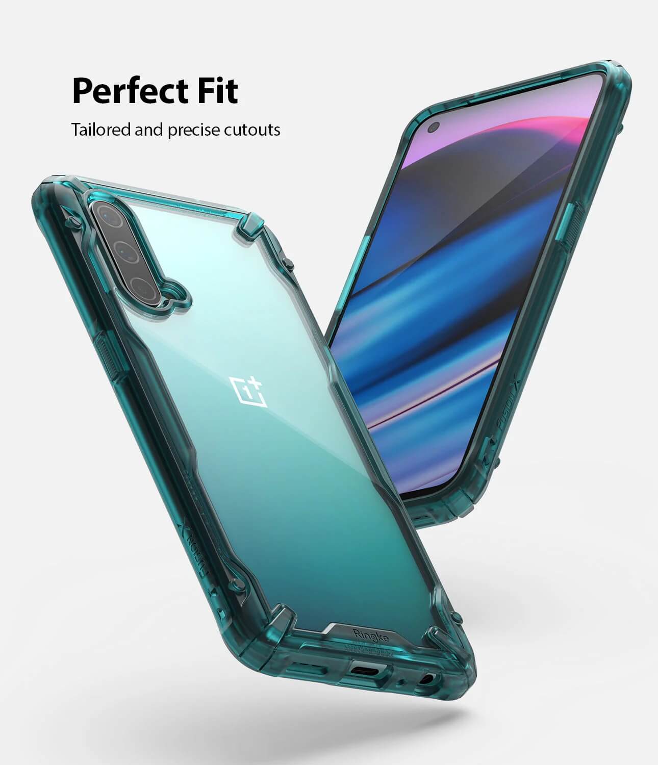 Estuche para OnePlus Nord CE – Ringke Fusion-X