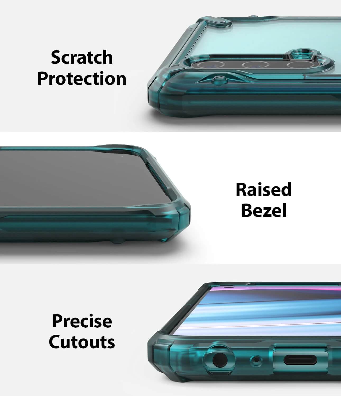 Estuche para OnePlus Nord CE – Ringke Fusion-X