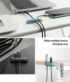 Organizador de Cables de Silicona - Ringke Silicone Cable Organizer 4 Pack - 4 Colors