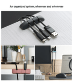 Organizador de Cables de Silicona - Ringke Silicone Cable Organizer 4 Pack - 4 Colors