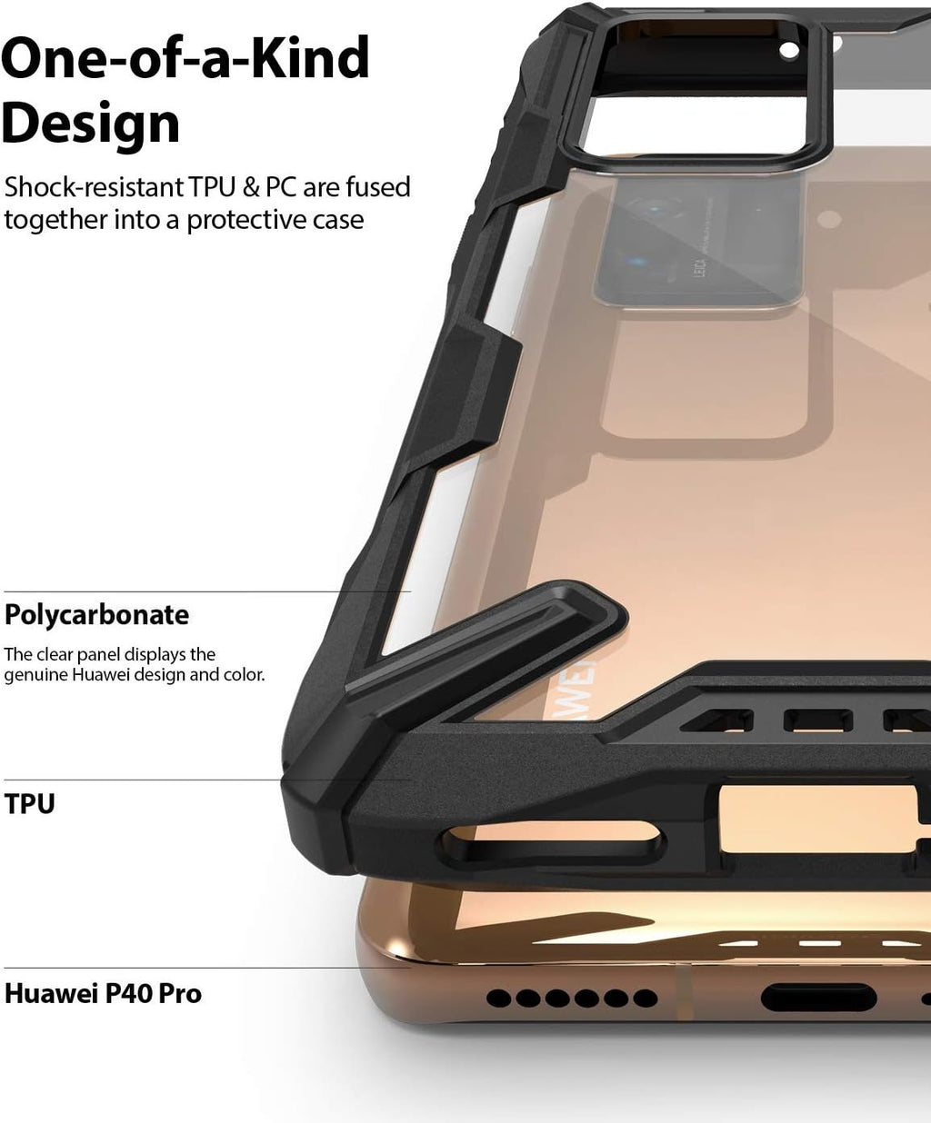 Estuche para Huawei P40 Pro – Ringke Fusion-X