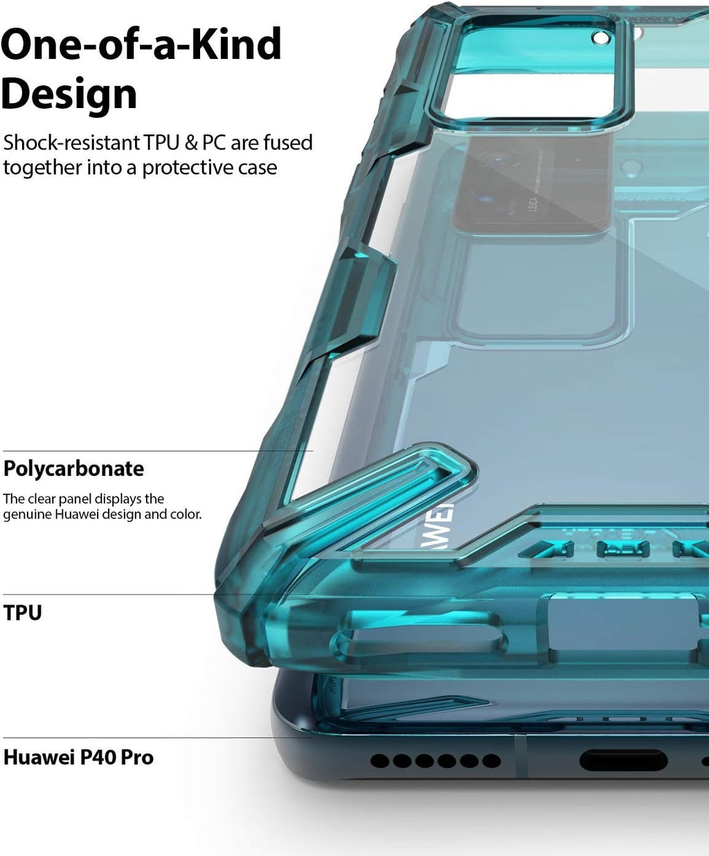 Estuche para Huawei P40 Pro – Ringke Fusion-X