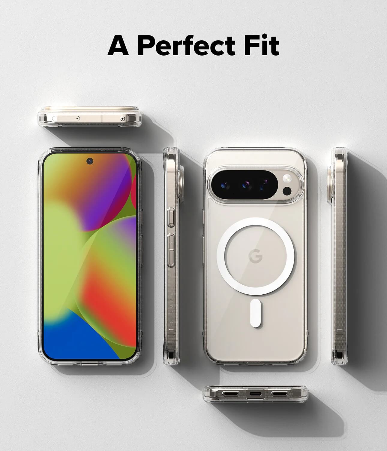 Estuche para Pixel 10 / 10 Pro - Ringke Fusion Magnetic Transparente