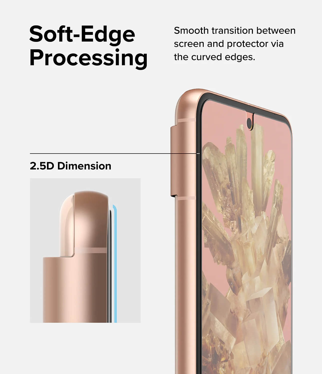 Protector de Pantalla para Pixel 8 - Ringke Tempered Glass (Pack de 2)