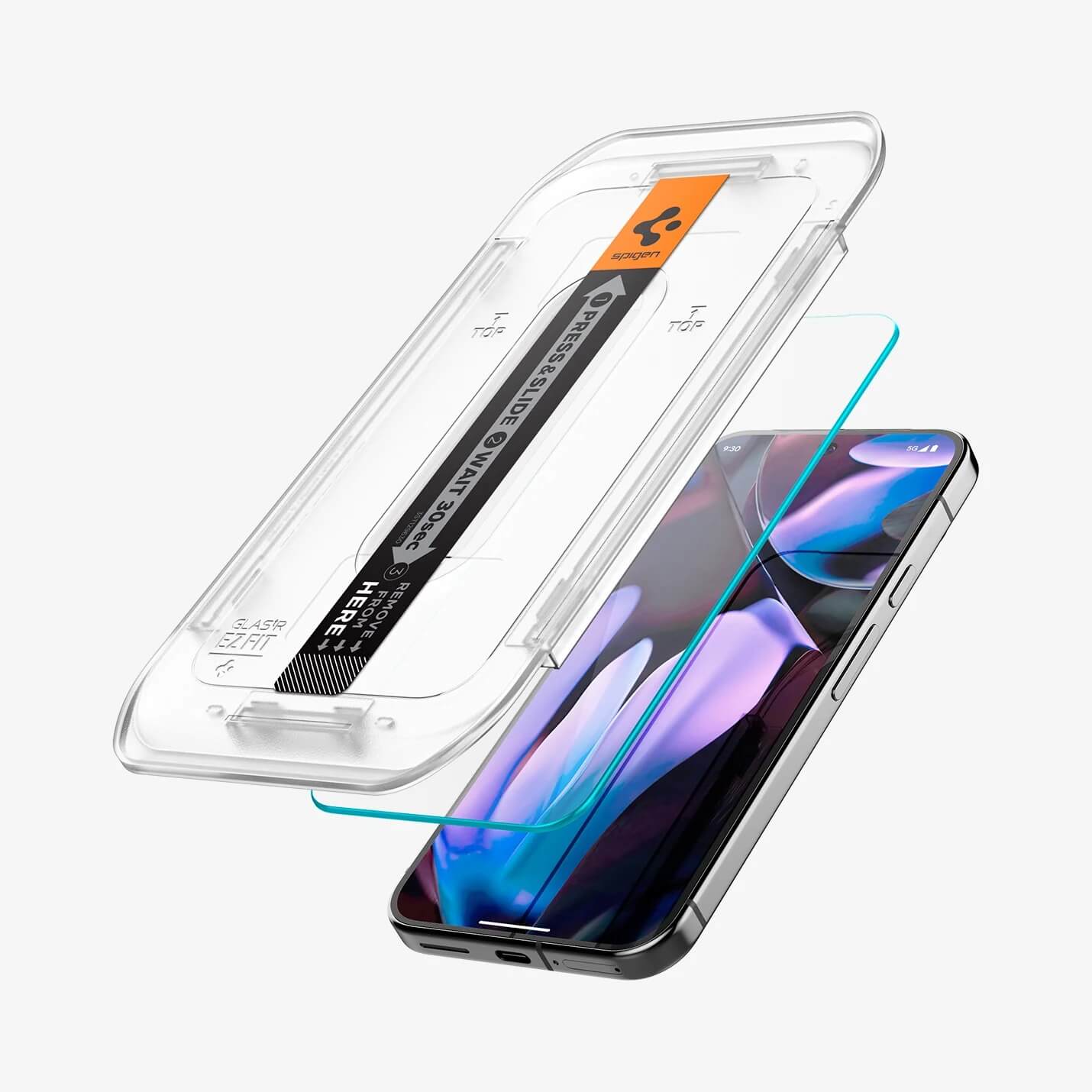 Vidrio Templado para Pixel 9 - 9 Pro - 10 - 10 Pro - Spigen GLAS.tR EZ Fit (Pack de 2)