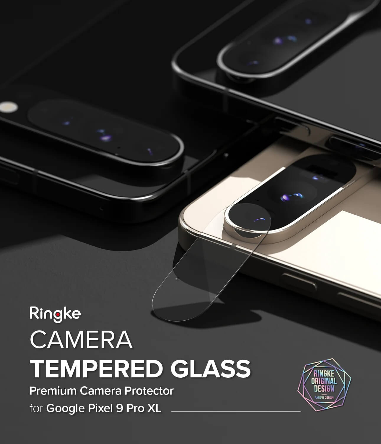 Protector de Cámara para Pixel 9 Pro XL - Ringke Camera Glass (Pack de 3)