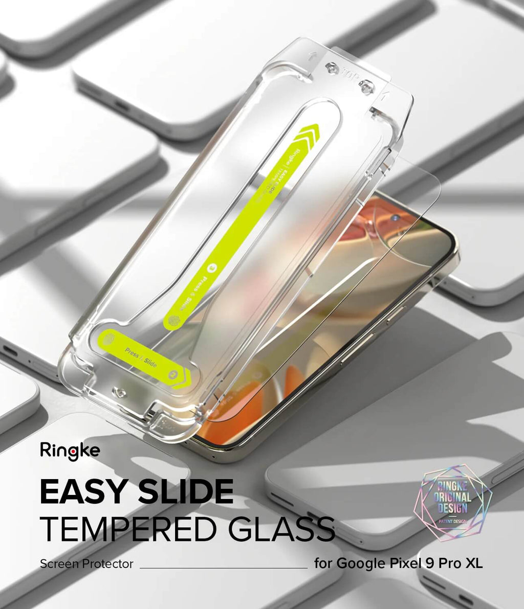 Vidrio Templado para Pixel 9 Pro XL / Pixel 10 Pro XL - Ringke Easy Slide Tempered Glass (Pack de 2)