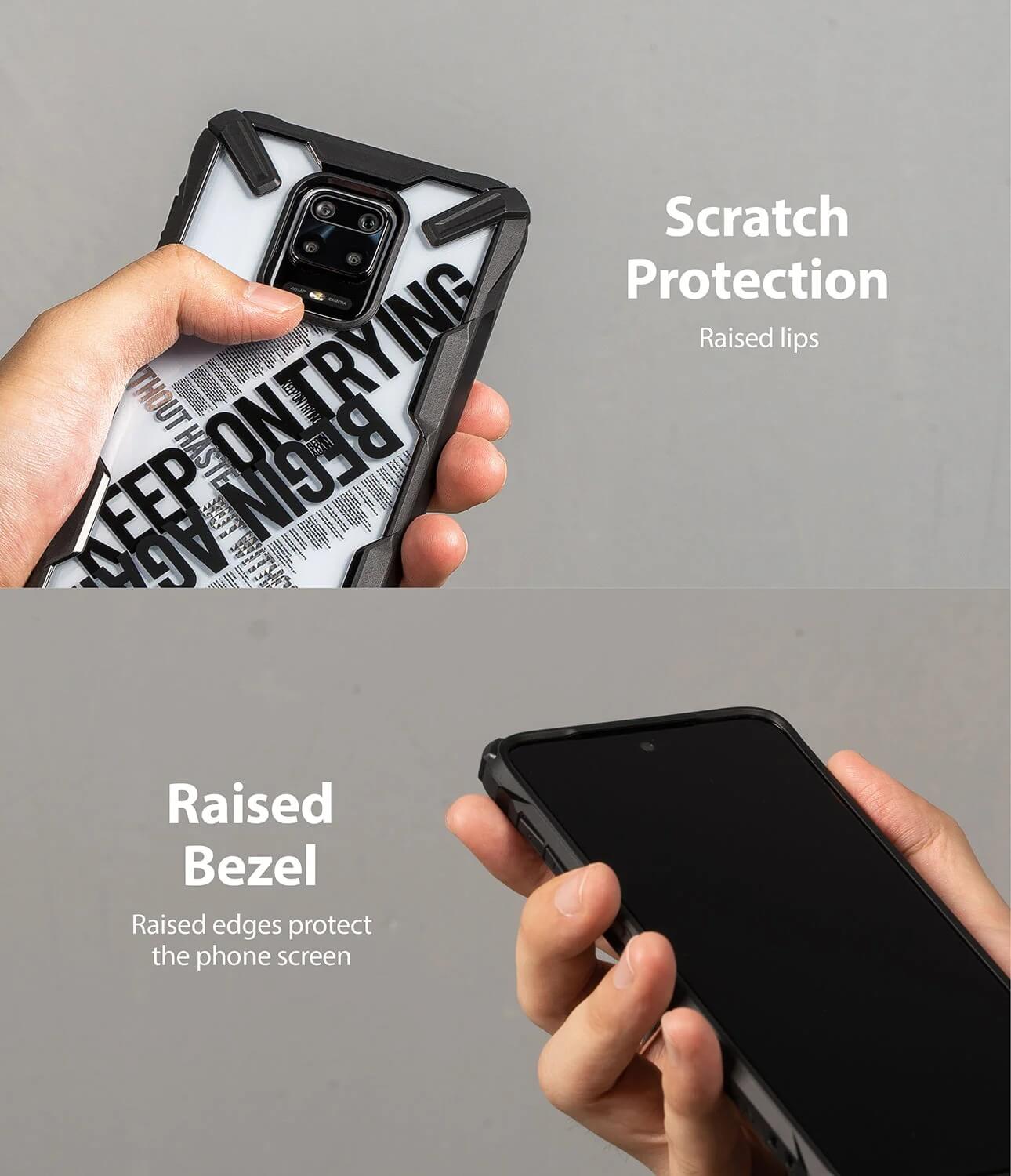 Estuche para Xiaomi Redmi Note 9 Pro / 9 Pro Max / 9S – Ringke Fusion-X Design Cross