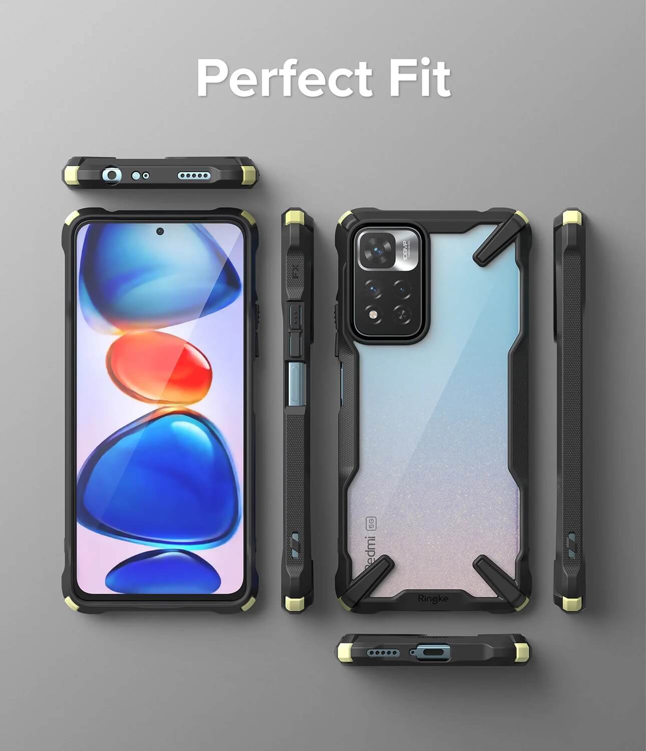 Estuche para Xiaomi Redmi Note 11 Pro+/ Mi11i/ Mi 11i HyperCharge - Ringke Fusion-X