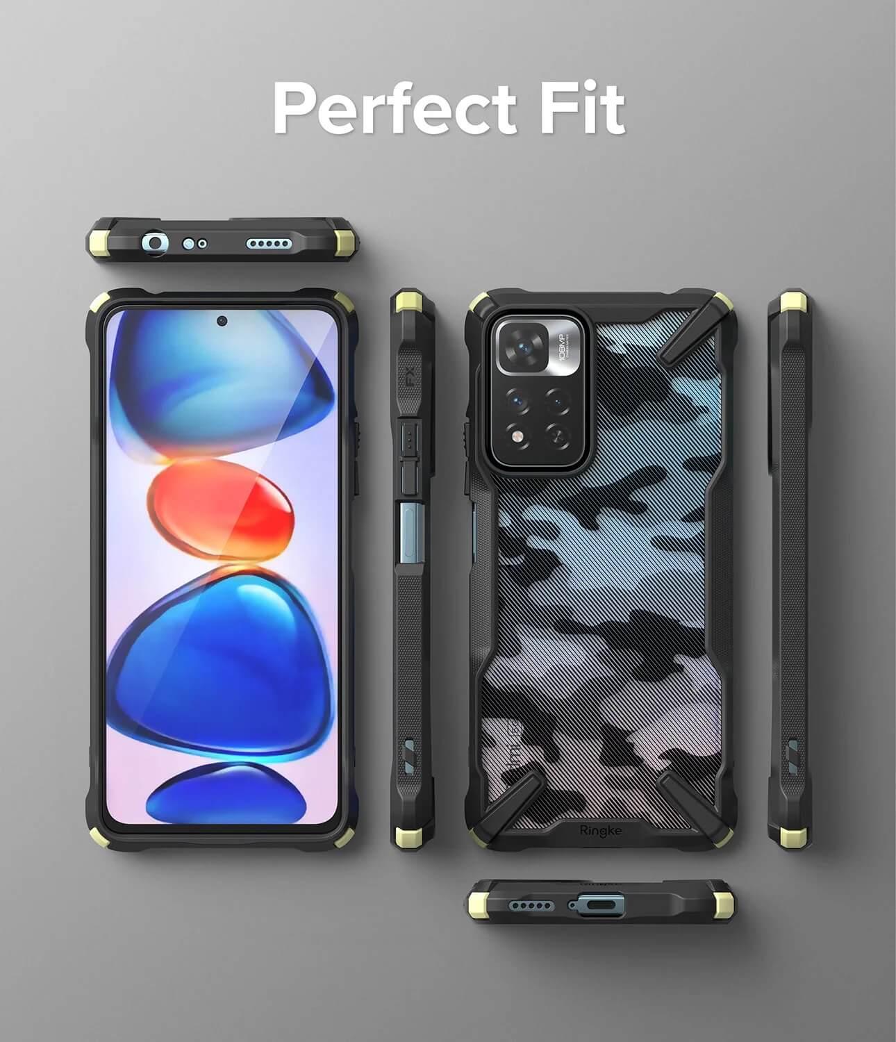 Estuche para Xiaomi Redmi Note 11 Pro+/ Mi11i/ Mi 11i HyperCharge - Ringke Fusion-X